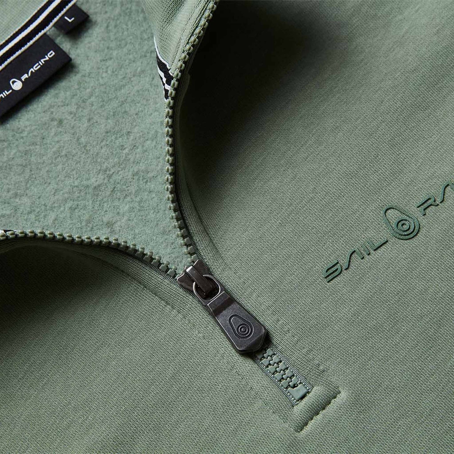 Bowman Logo T-Neck - Hedge Green