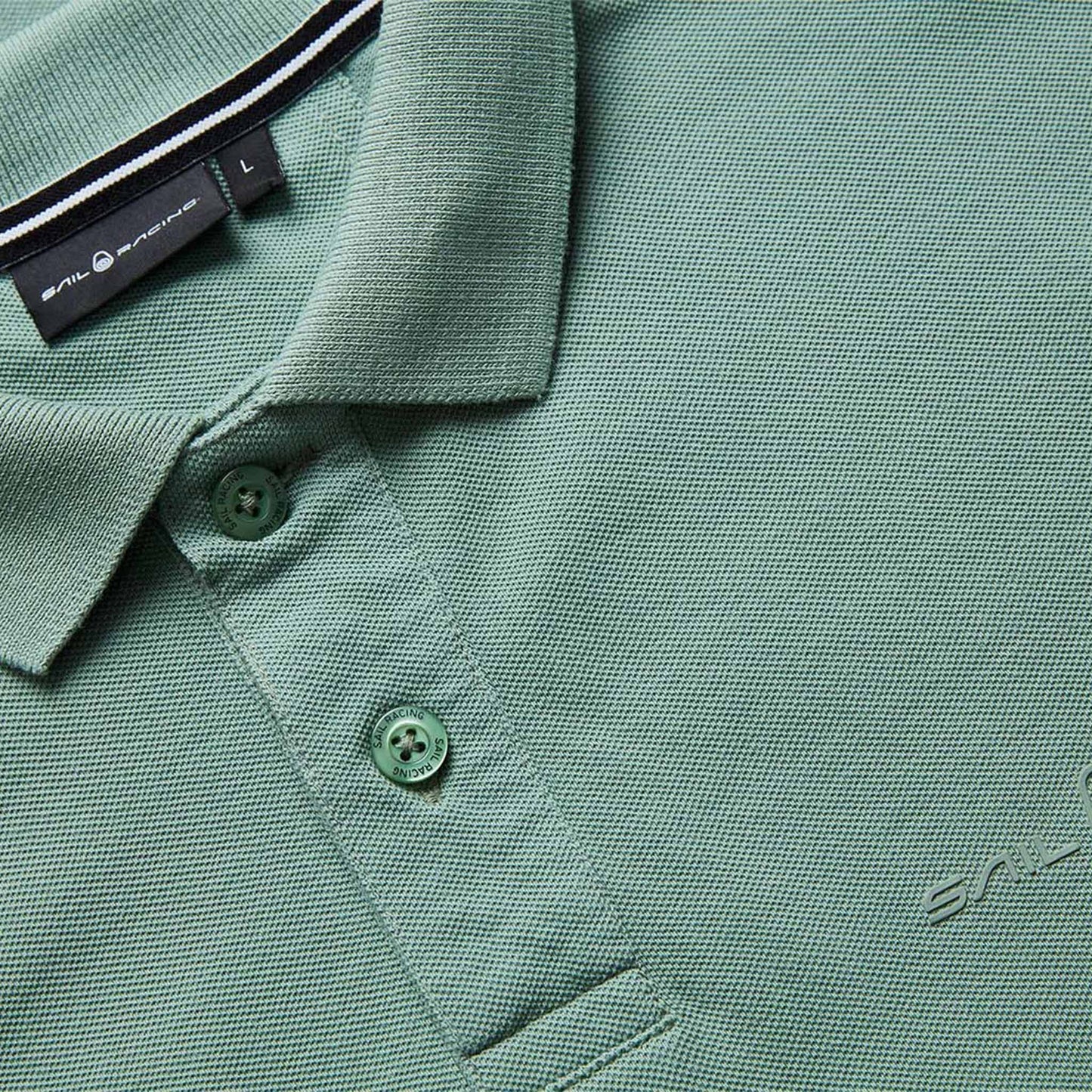 Bowman Logo Polo - Hedge Green