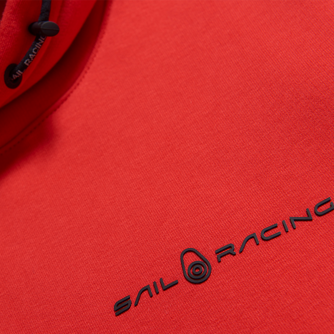 Bowman Logo Hood - Bright Red