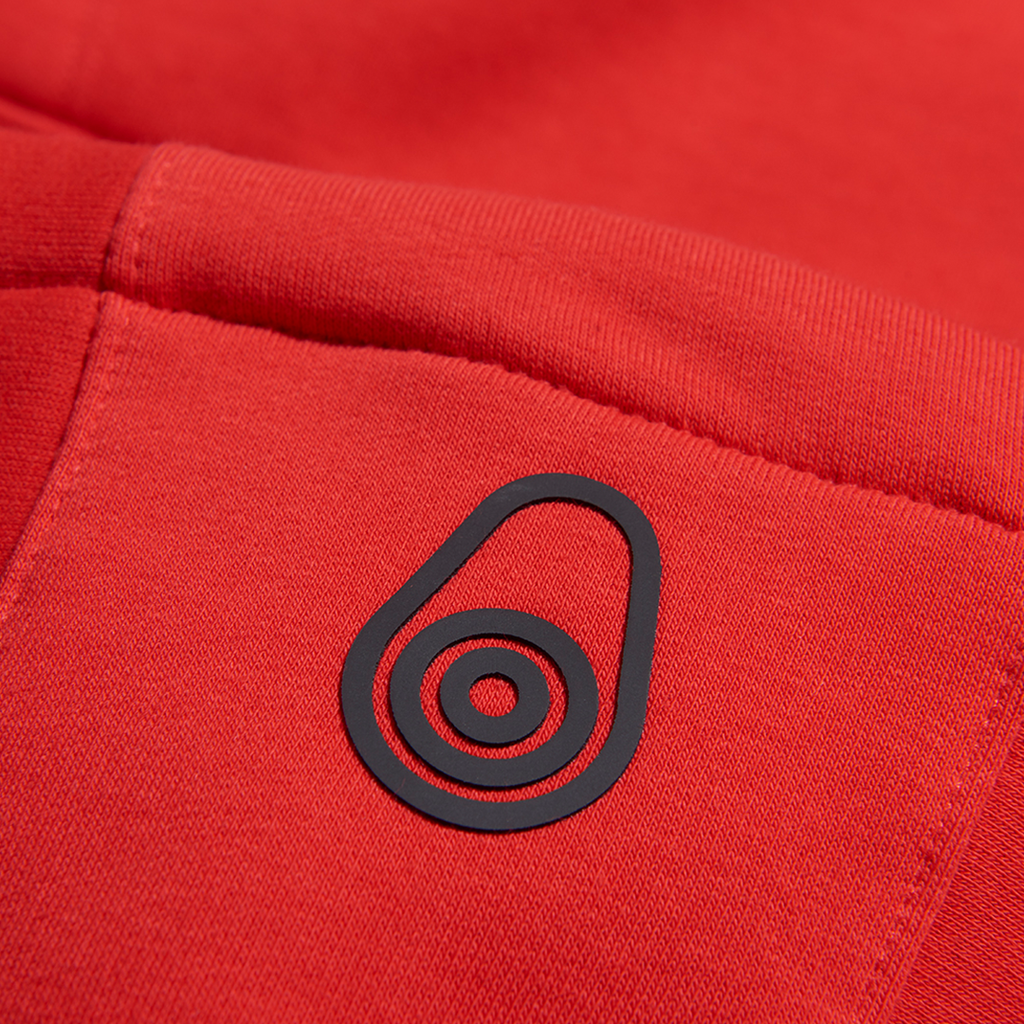 Bowman Logo Hood - Bright Red
