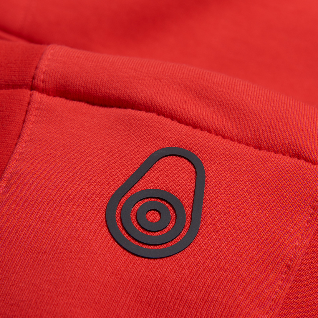 Bowman Logo Hood - Bright Red