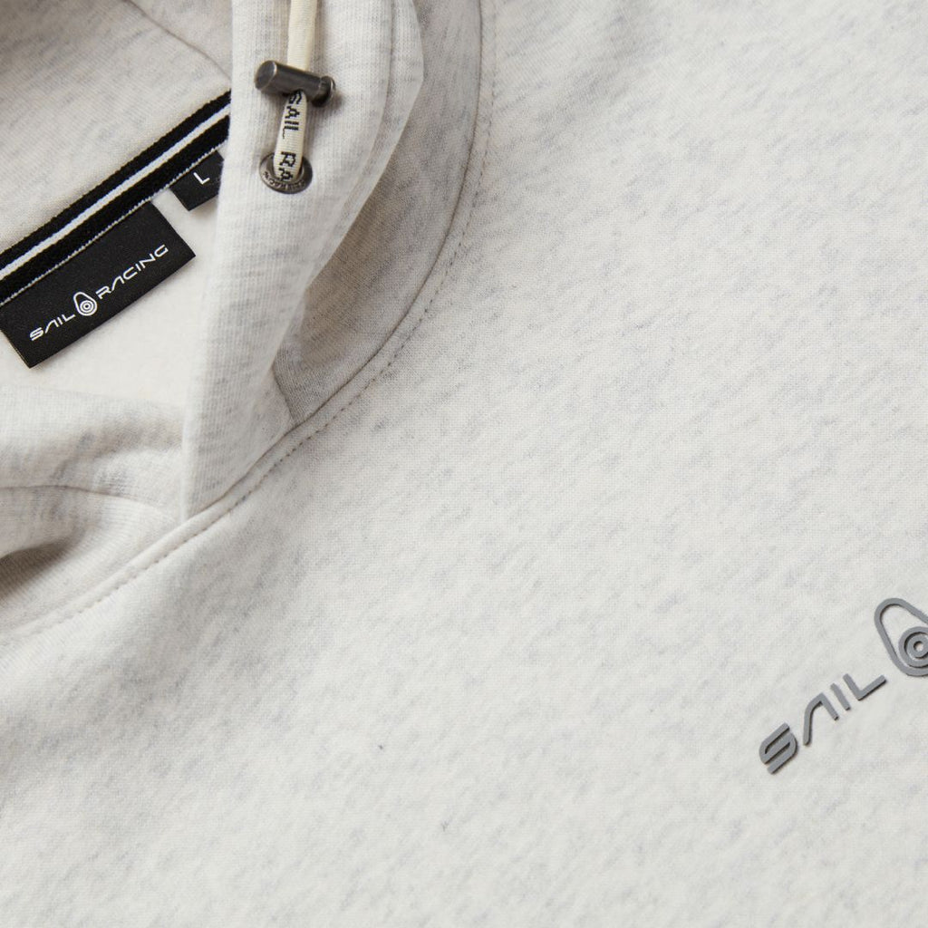 Bowman Logo Hood - Light Grey Mel