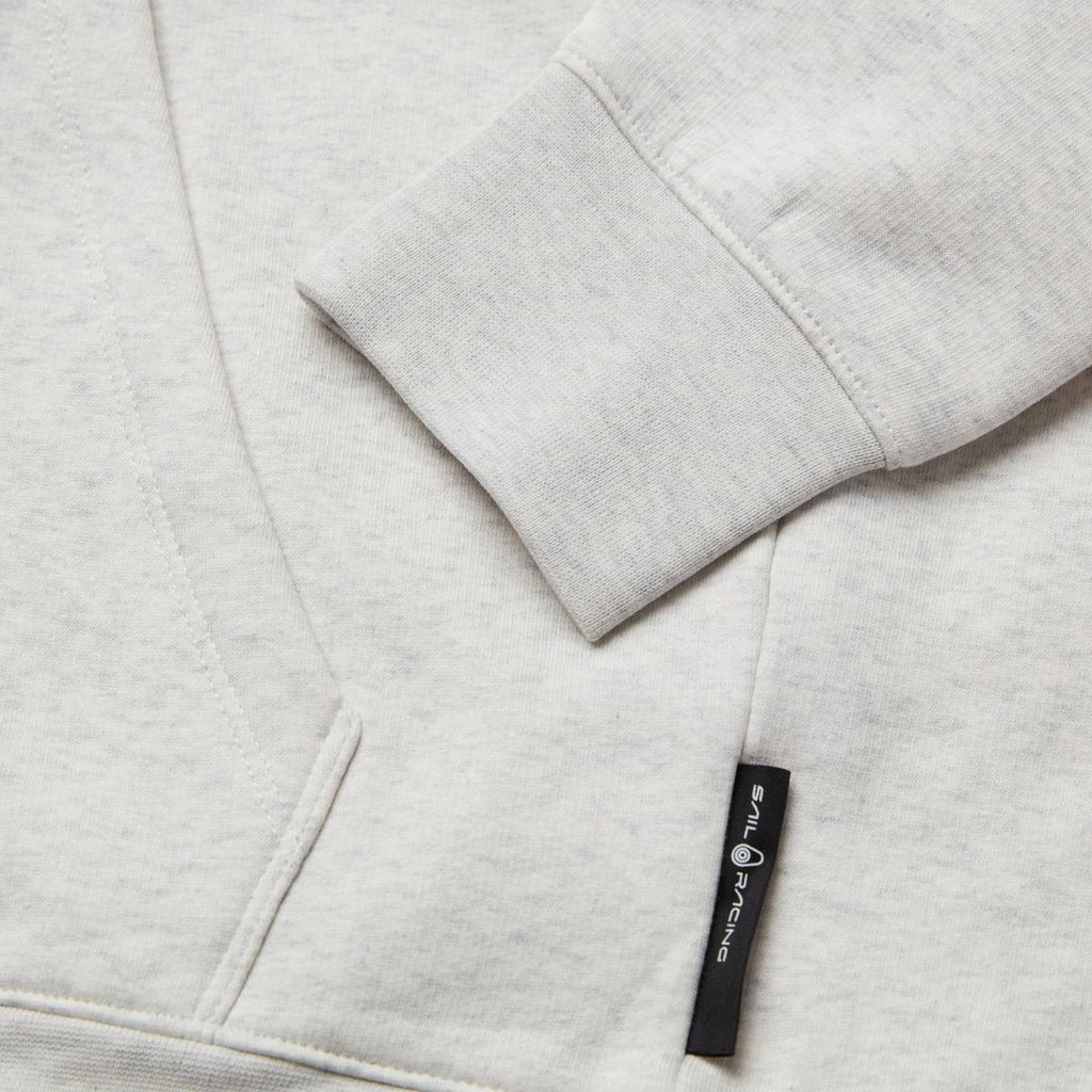Bowman Logo Hood - Light Grey Mel