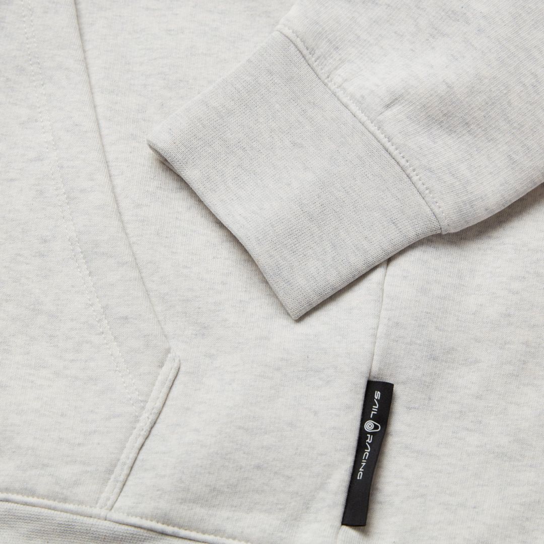 Bowman Logo Hood - Light Grey Mel