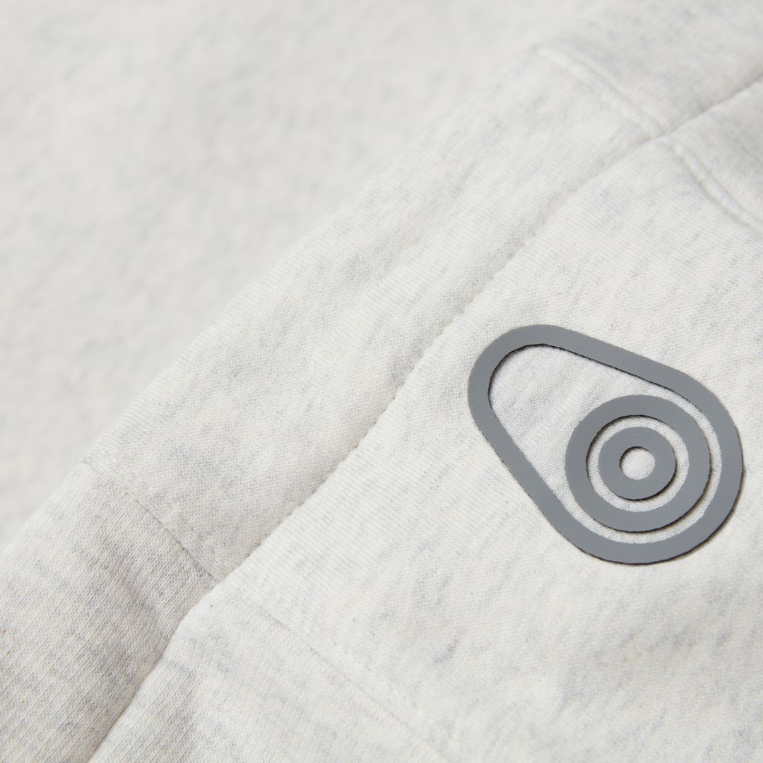 Bowman Logo Hood - Light Grey Mel