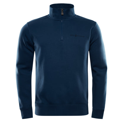 Bowman Logo T-Neck - Neptune Blue