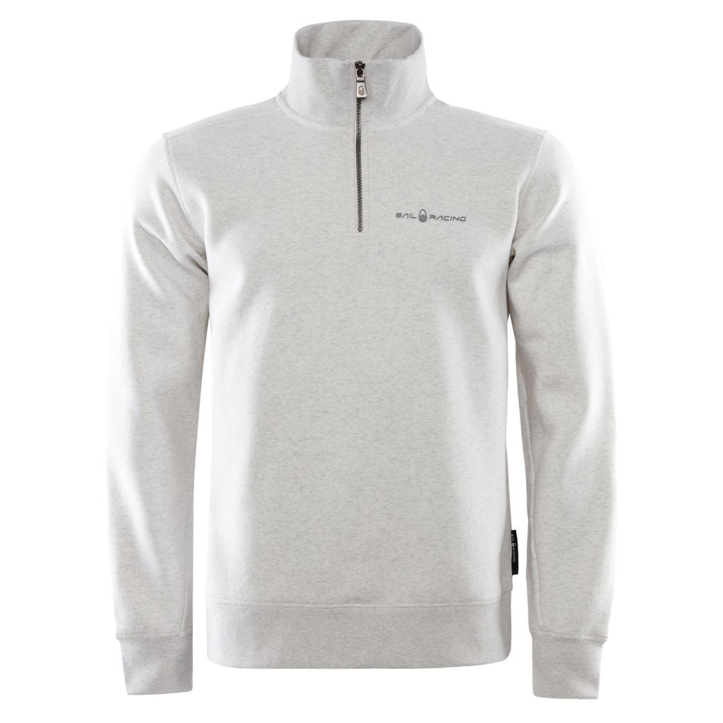 Bowman Logo T-Neck - Light Grey Mel