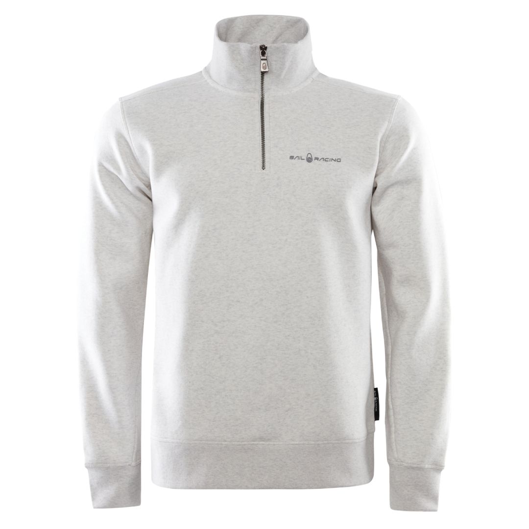 Bowman Logo T-Neck - Light Grey Mel