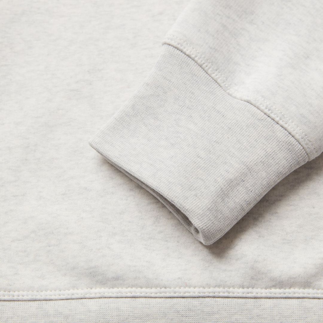 Bowman Logo T-Neck - Light Grey Mel