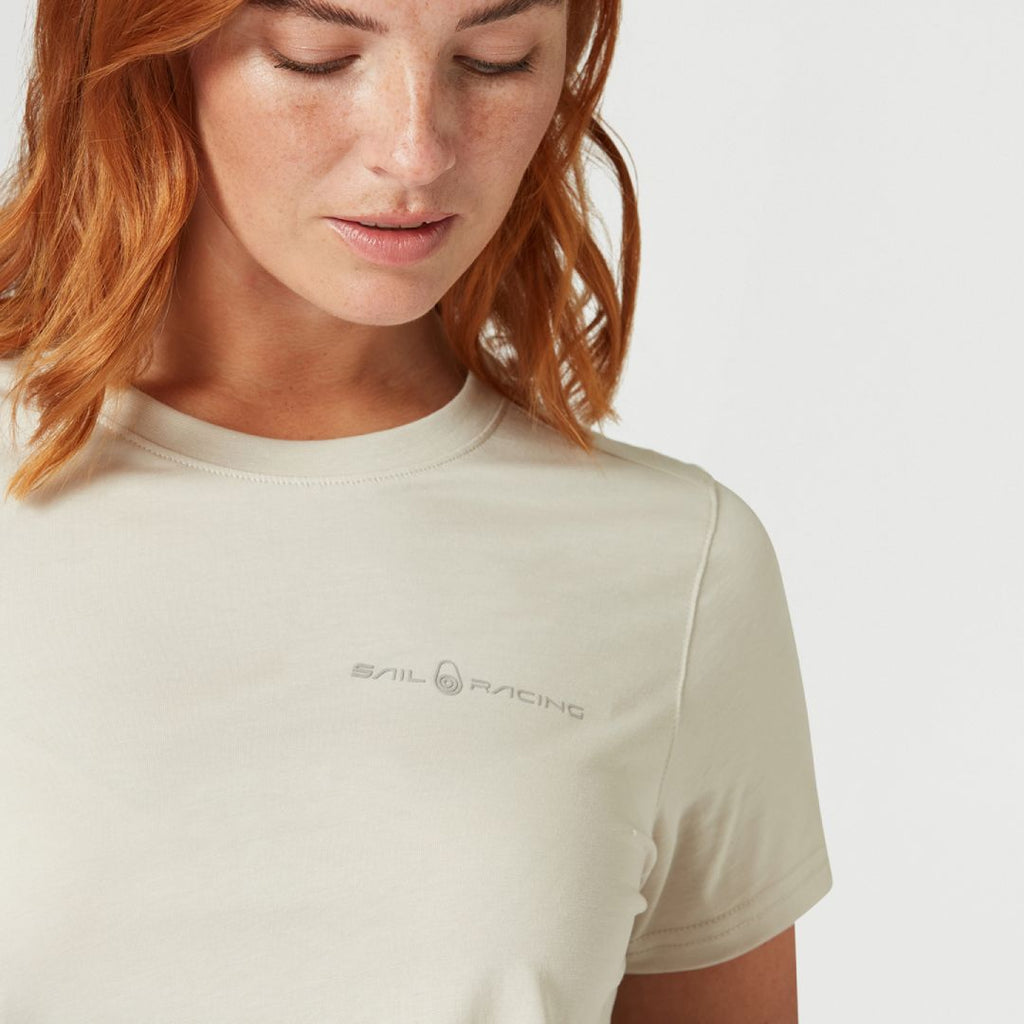 W Gale Logo Tee - Ecru