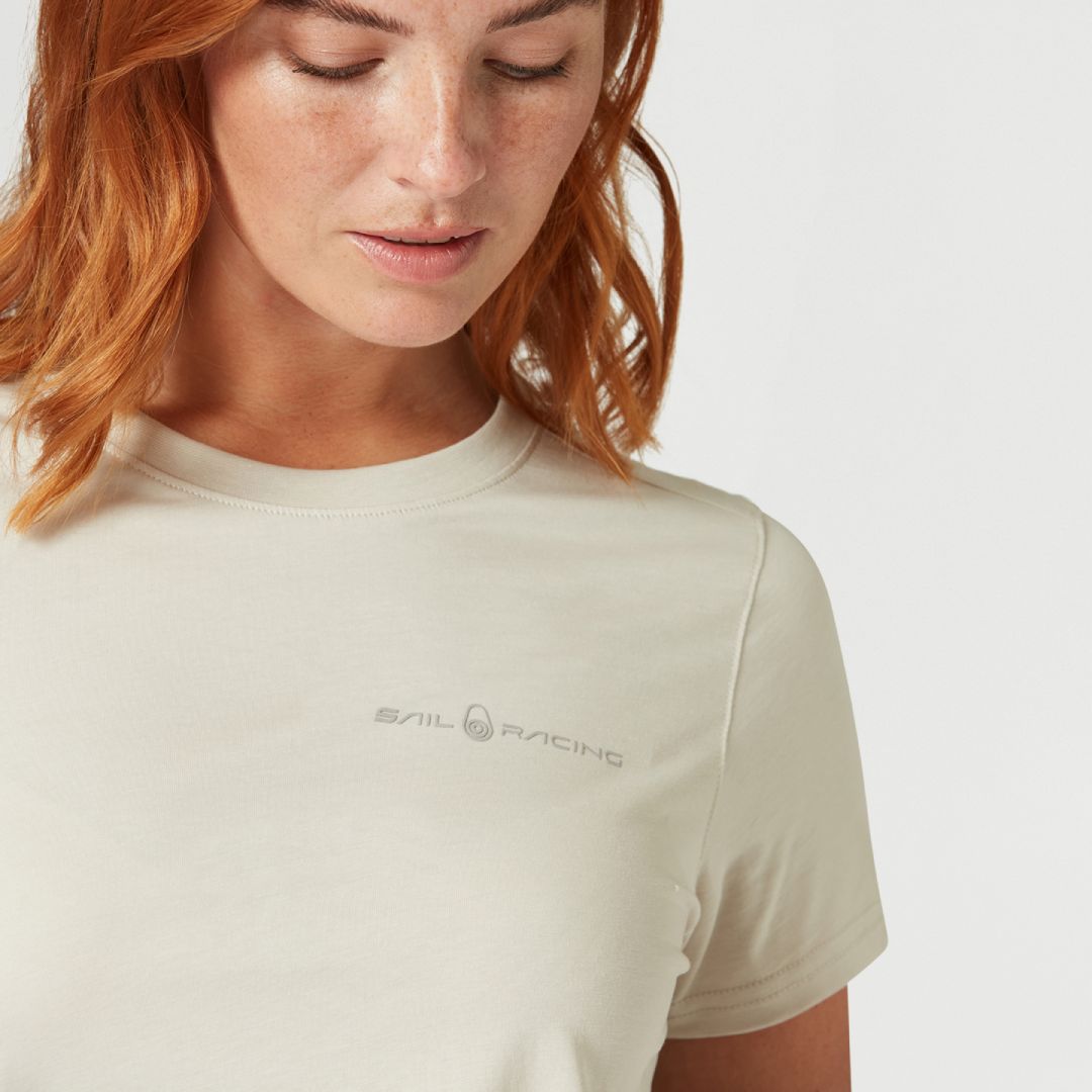 W Gale Logo Tee - Ecru