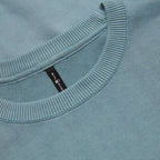 Bowman Knitted Crew Neck - Aurora Blue