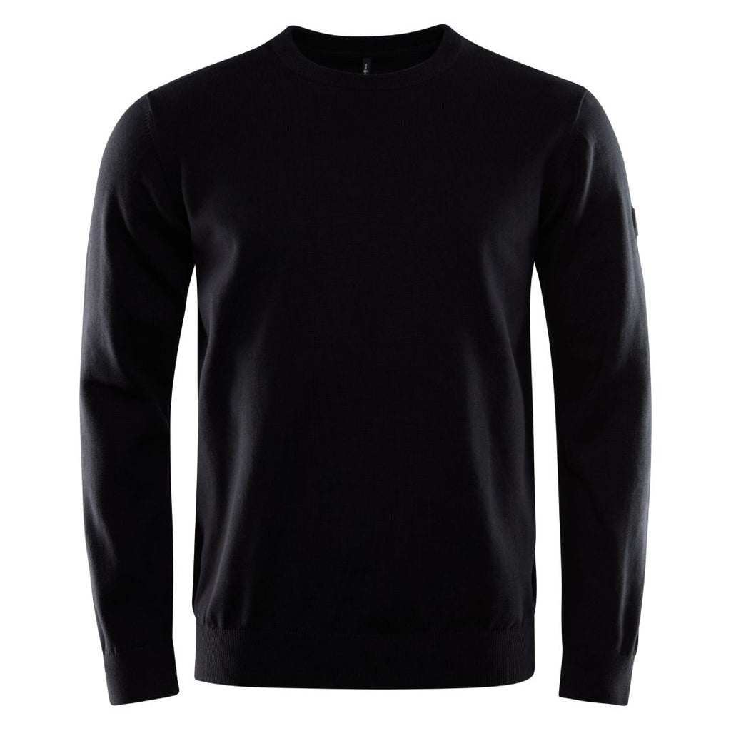 Bowman Knitted Crew Neck - Black