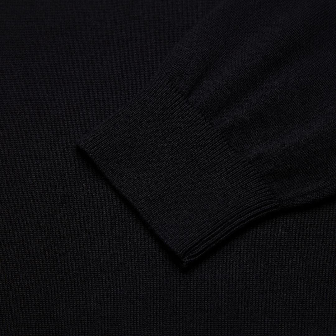 Bowman Knitted Crew Neck - Black