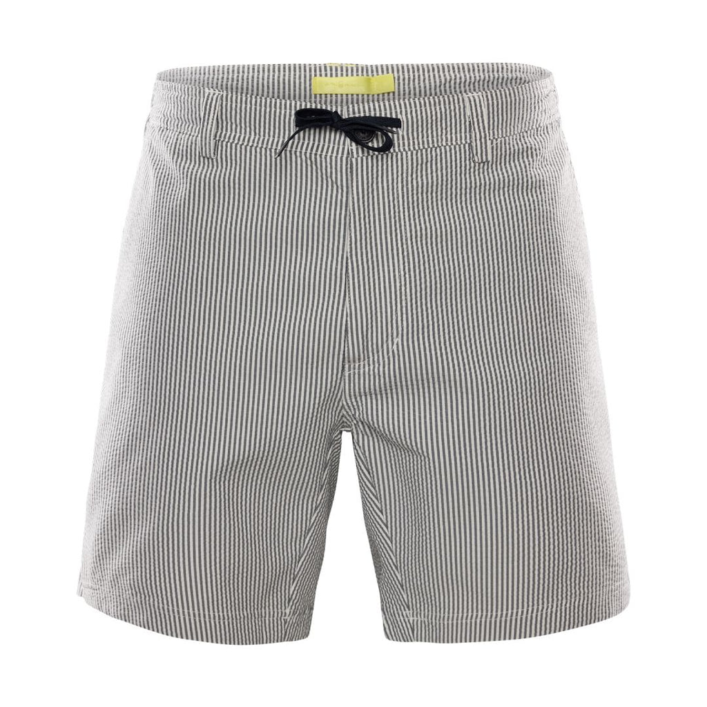 Tornado Seersucker Shorts - Navy Stripe
