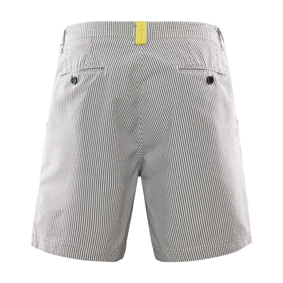 Tornado Seersucker Shorts - Navy Stripe