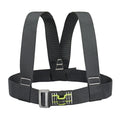 Deck safety harness single adjustment