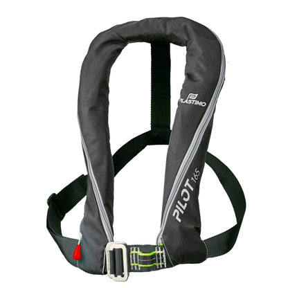 Pilot 165 inflatable lifejacket with harness auto black