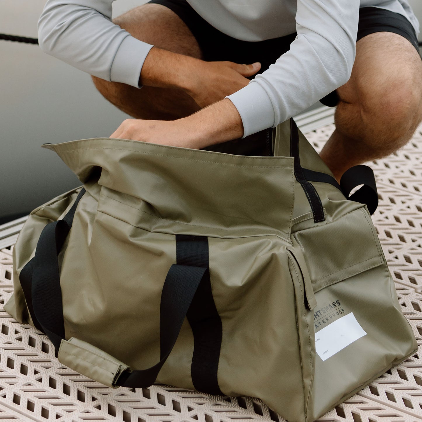 Yachtsman's Waterproof Gear Bag - Large - Army