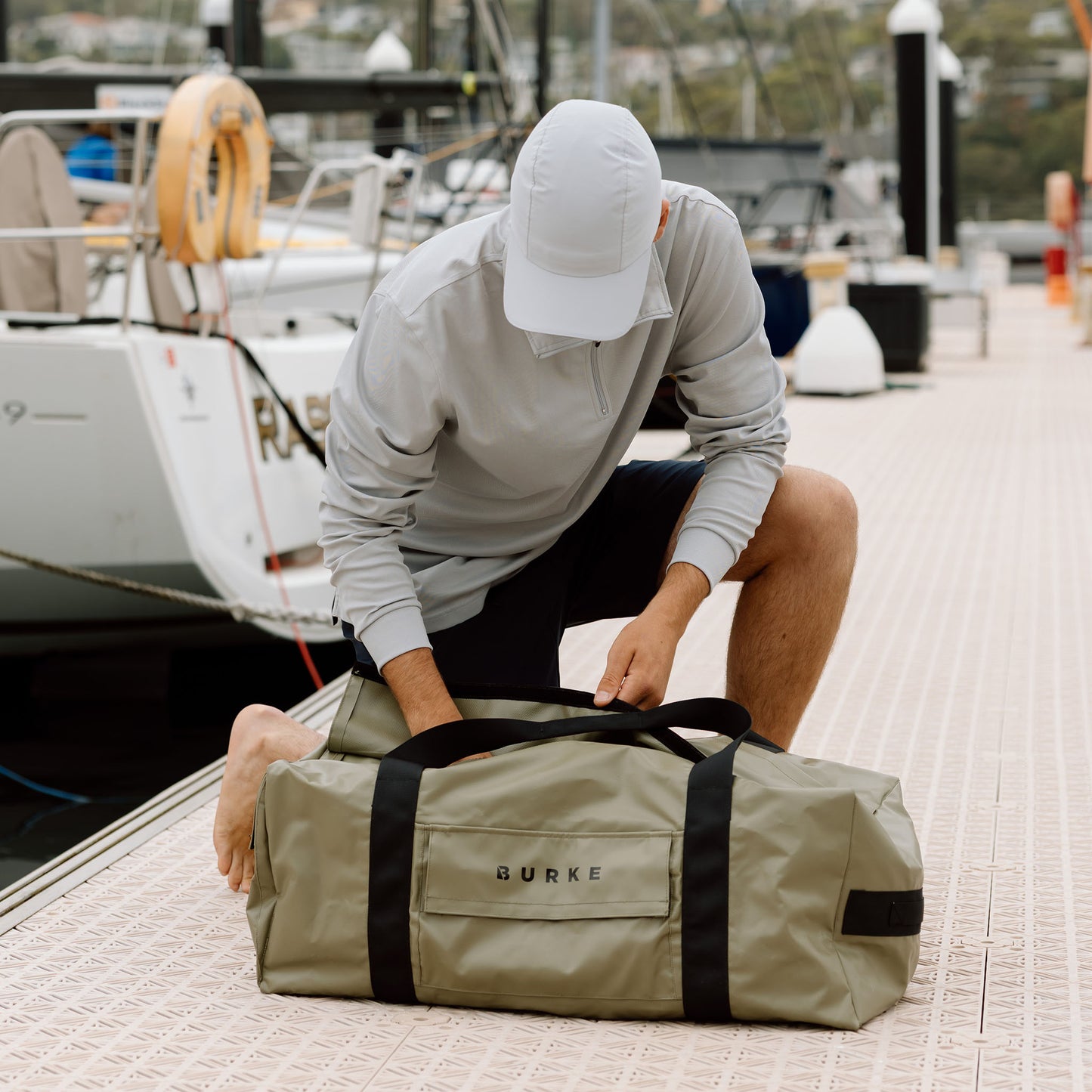 Yachtsman's Waterproof Gear Bag - Large - Army