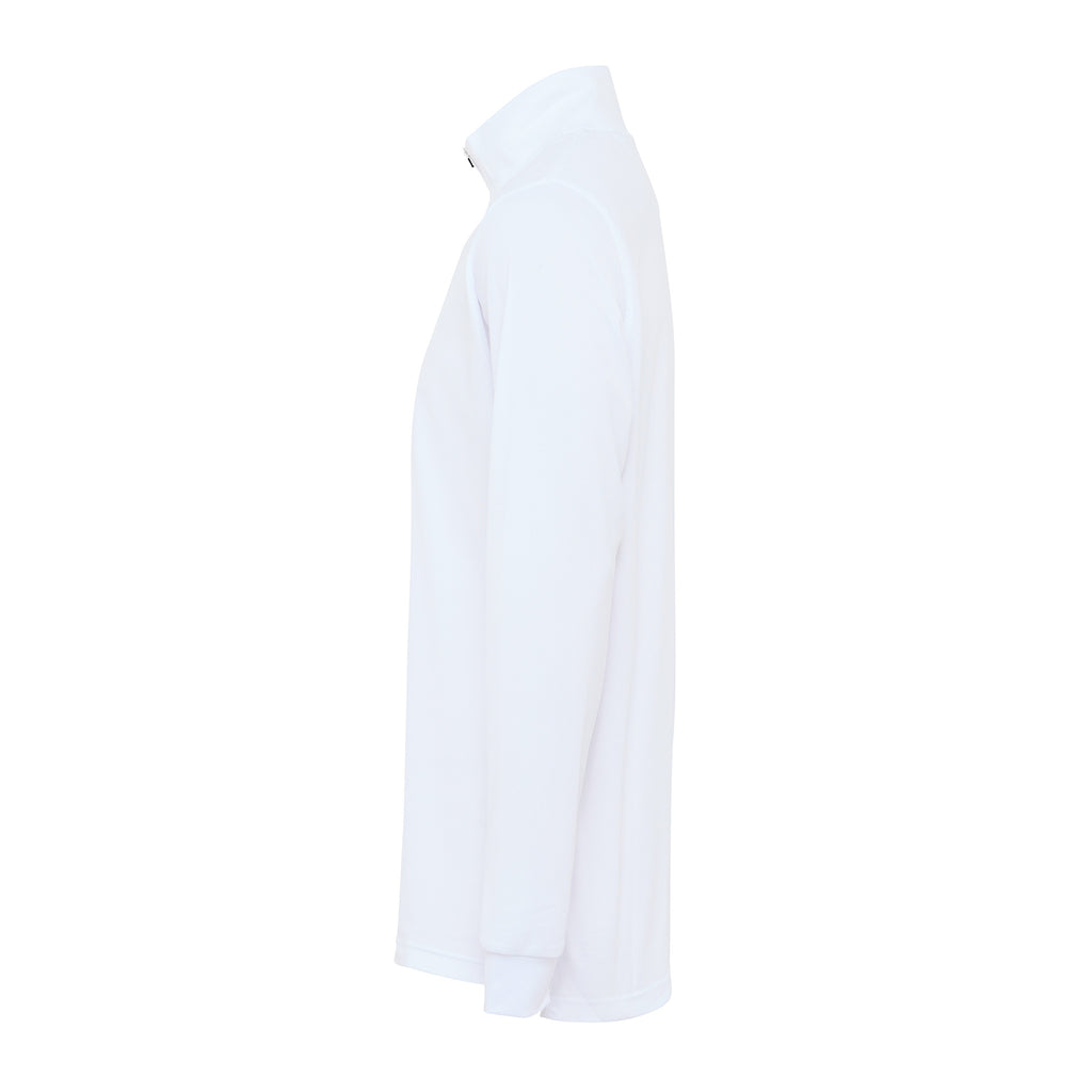 Signature Long Sleeve Polo - White