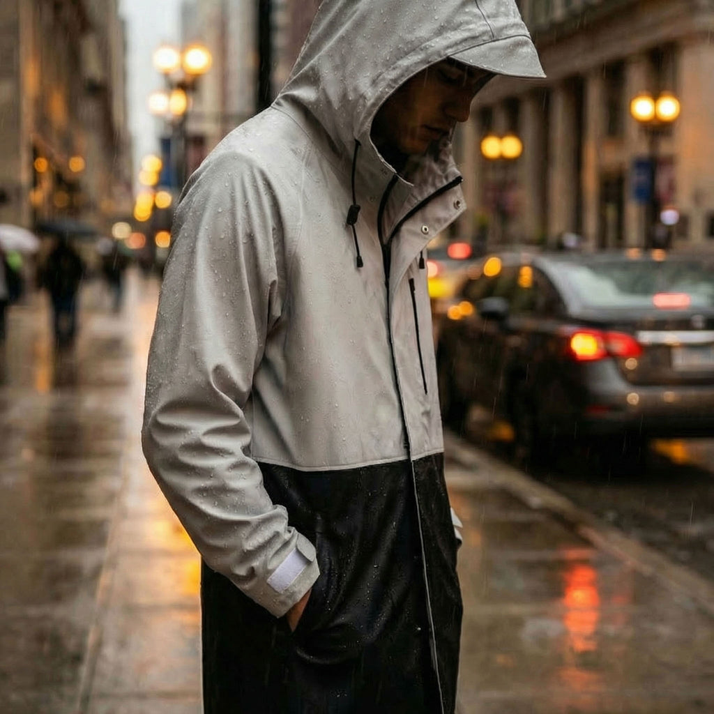 Zephyr Jacket - Light Grey | Black