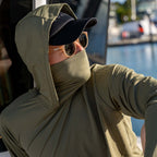 Hooded Sun Shirt - Army Green