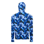 Hooded Sun Shirt - Blue Camo