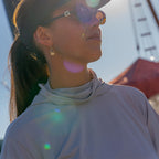 Hooded Sun Shirt - Light Grey