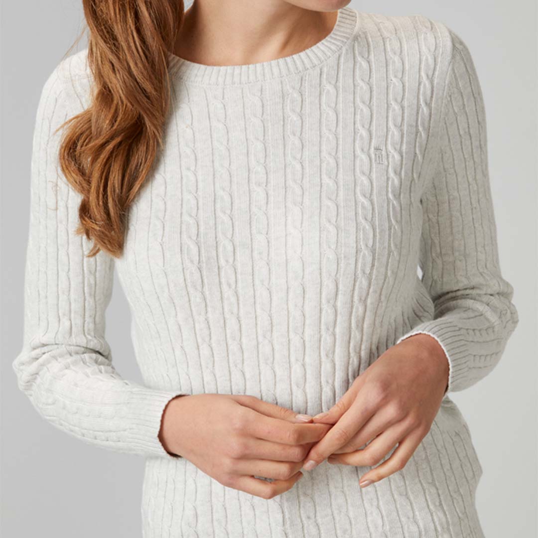 Peyton Cable Crew Neck Knit