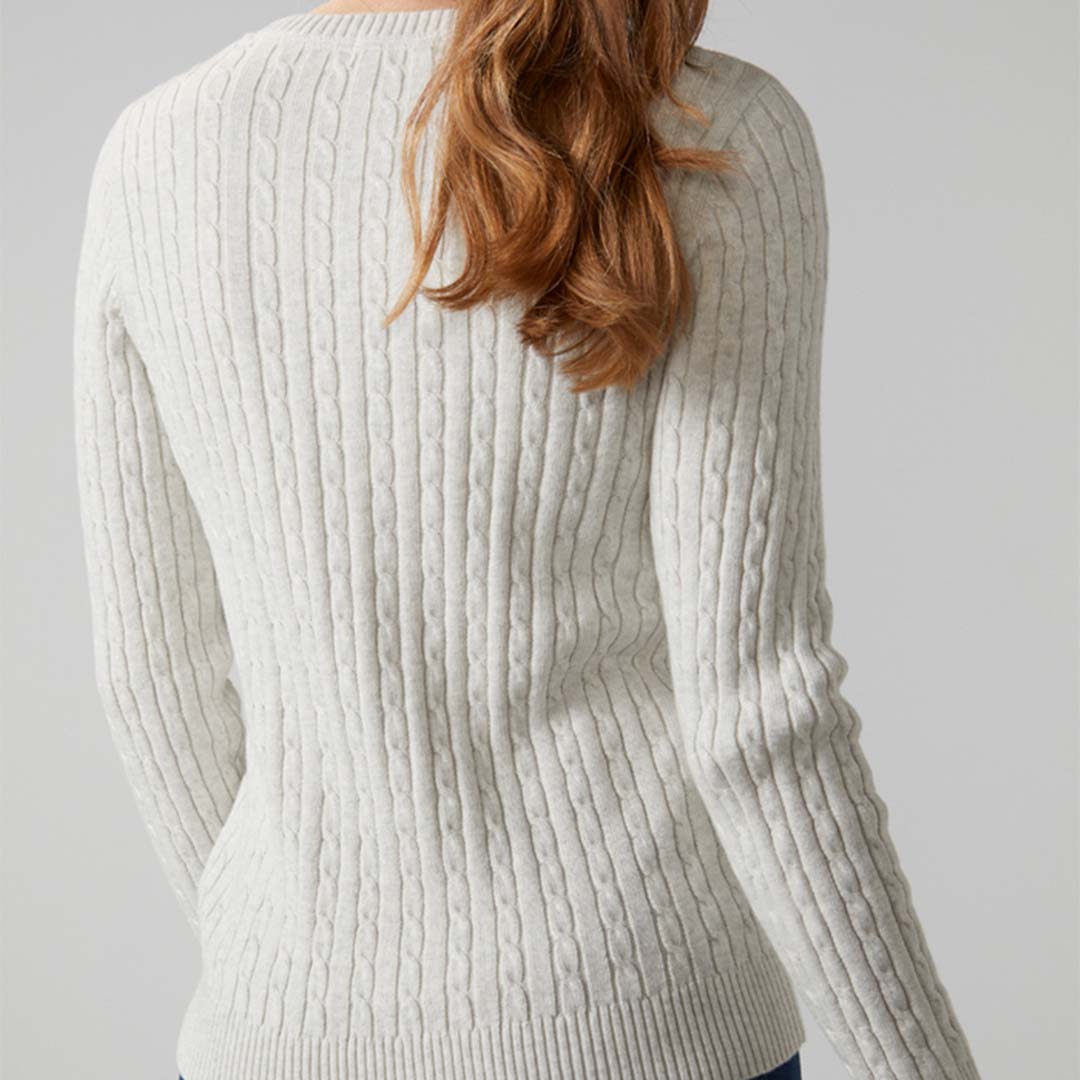 Peyton Cable Crew Neck Knit