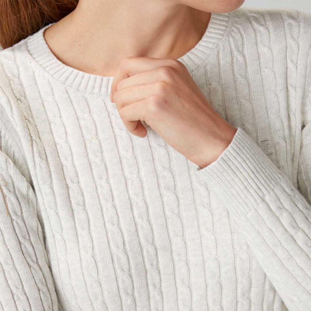 Peyton Cable Crew Neck Knit