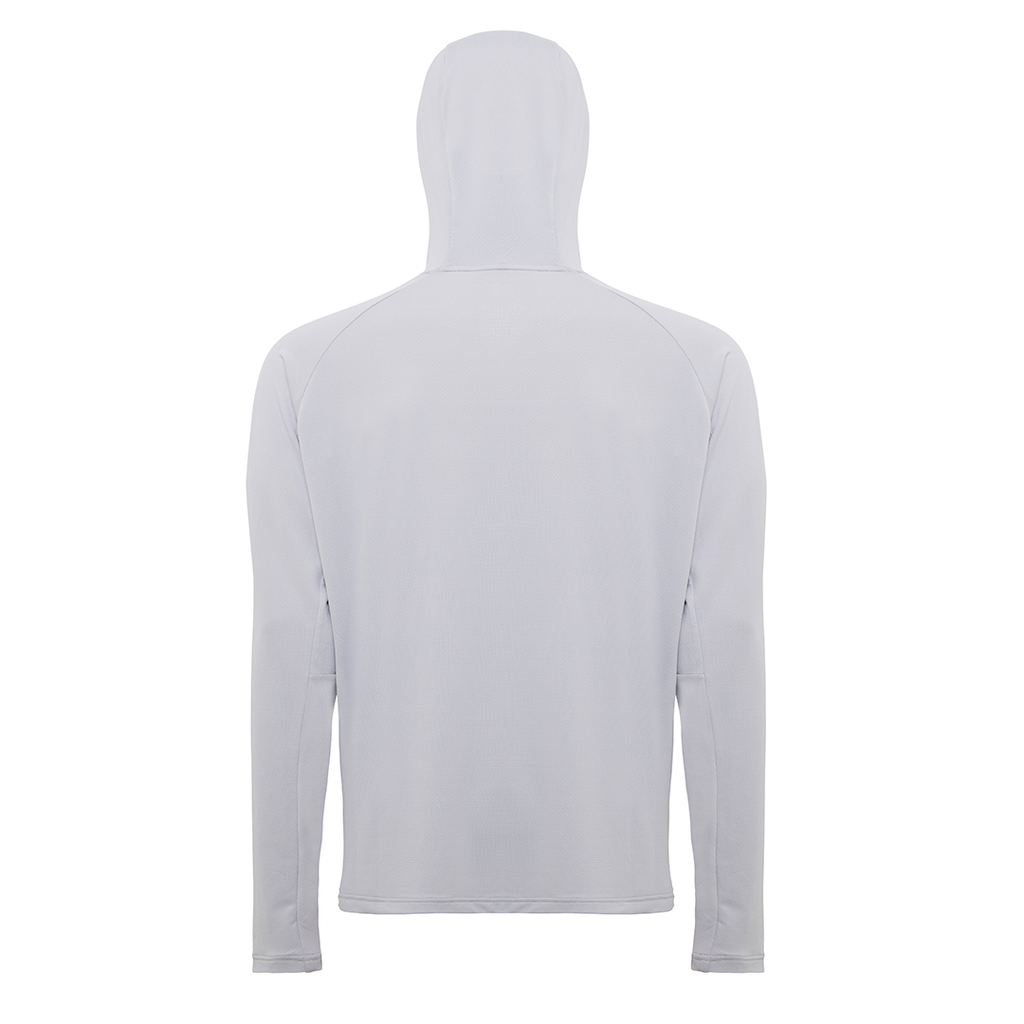 Hooded Sun Shirt - Light Grey
