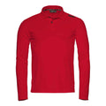 Bow Tech Long Sleeve Polo - Red